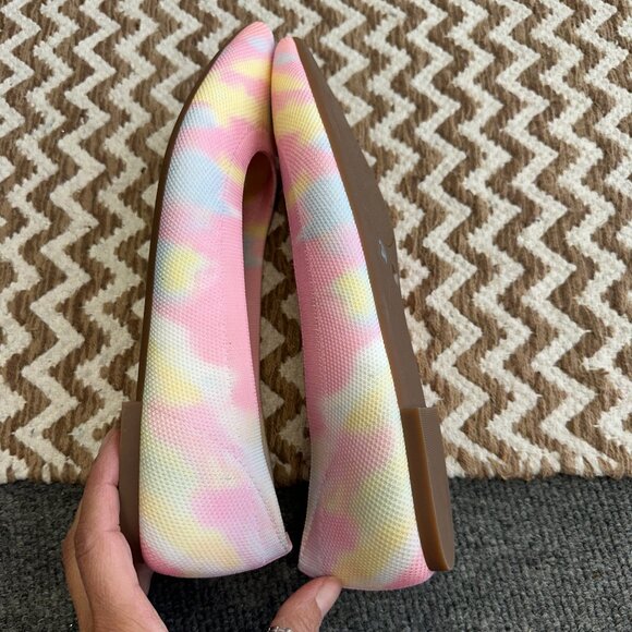 Gianni Bini Pink Pastel Pointed Toe Ballet Flats Womens Size 9.5M Caual Shoes - Picture 7 of 8